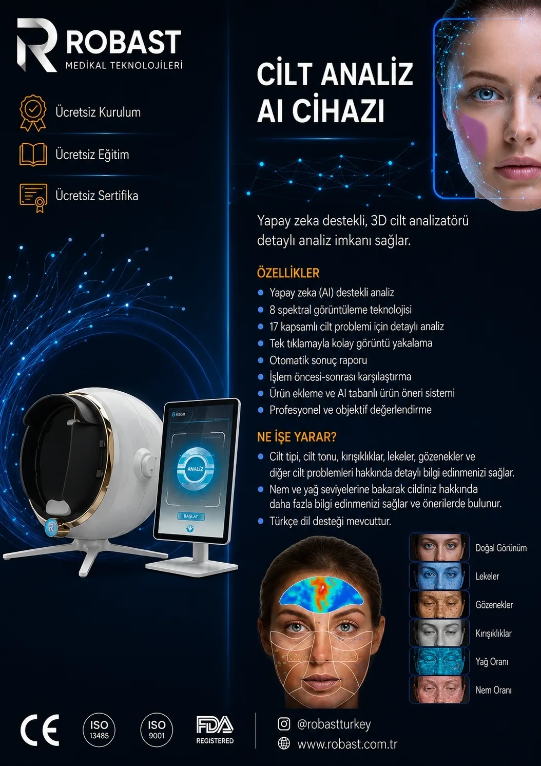 Cilt Analiz AI Cihazı